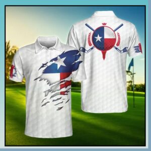 Alabama Flag Golfer Polo Shirt
