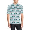 Alaskan Malamute Pattern Print Design 01 Men Polo Shirt