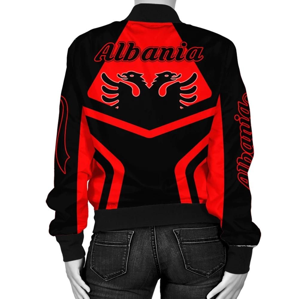 Albania-Coat-Of-Arms-Women-Bomber-Jacket-My-Style-J75-Bomber-Jacket-1