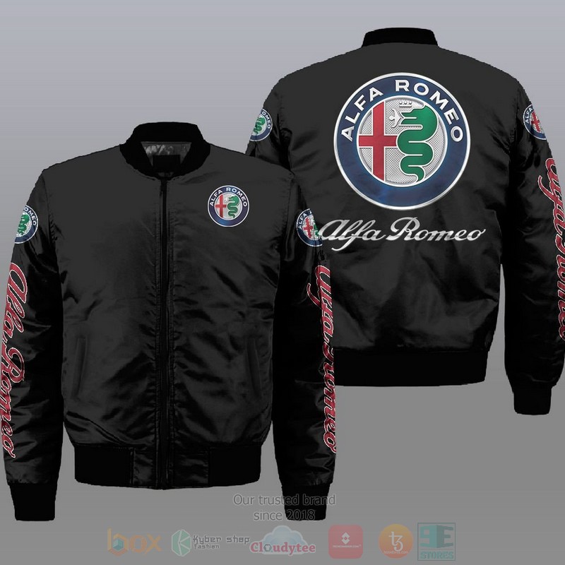 Alfa Romeo Car Bomber Jacket Alfa Romeo Car Bomber Jacket