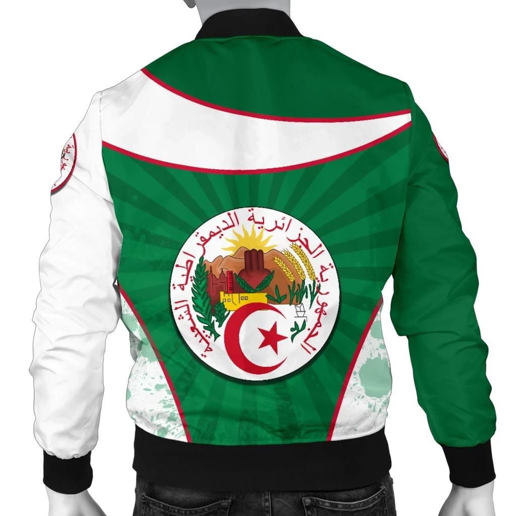 Algeria-Mens-Bomber-Jacket-Circle-Stripes-Flag-Special-K13-Bomber-Jacket-1