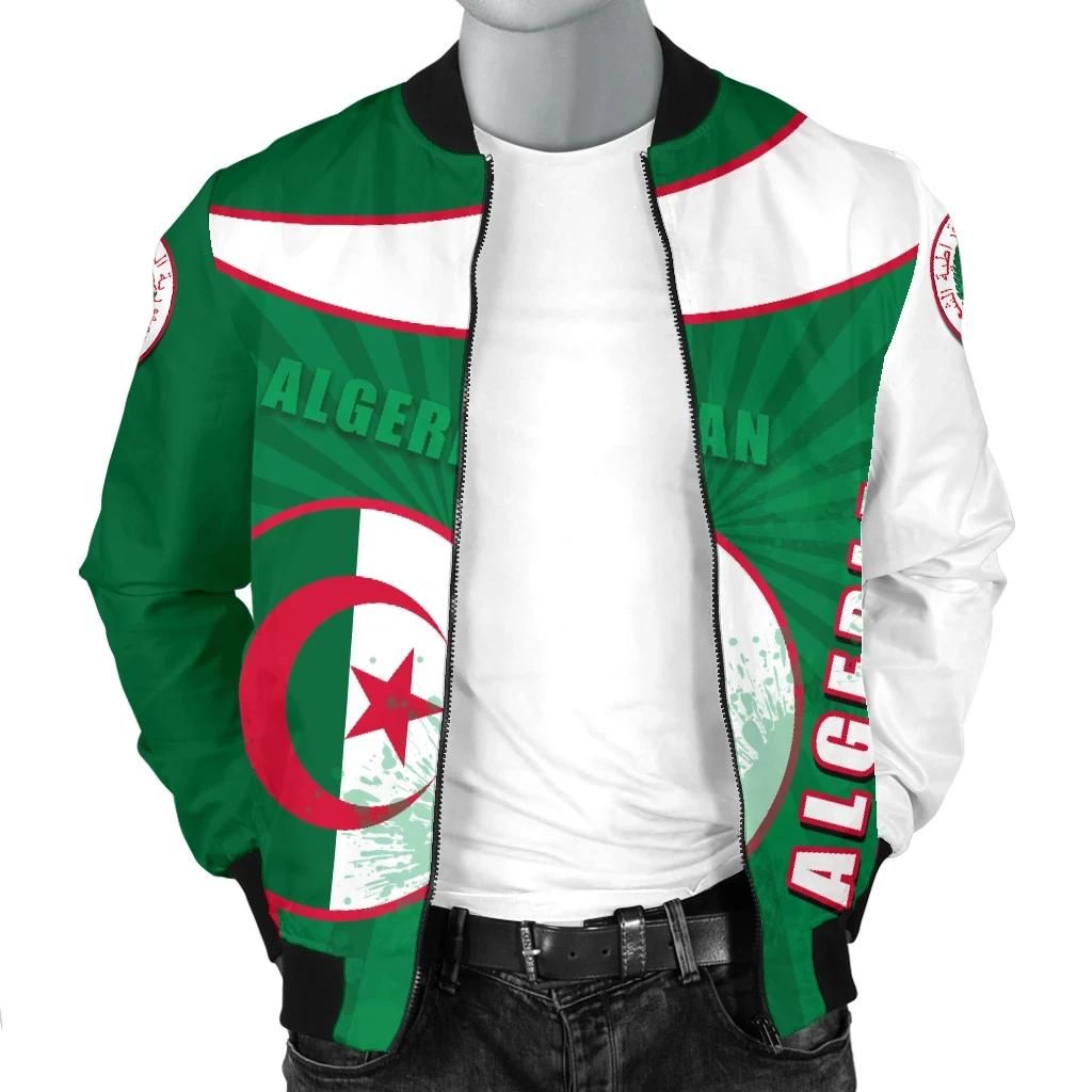 Algeria-Mens-Bomber-Jacket-Circle-Stripes-Flag-Special-K13-Bomber-Jacket-2