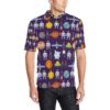 Alien Astronaut Planet Men Polo Shirt