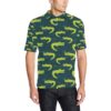 Alligator Pattern Print Design 03 Men Polo Shirt