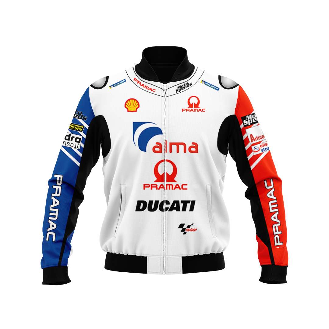 Alma Pramac Ducati Racing Bomber Jacket Alma Pramac Ducati Racing Bomber Jacket