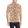 Almond Pattern Print Design 02 Men Polo Shirt