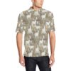 Alpaca Pattern Print Design 01 Men Polo Shirt