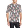 Alpaca Pattern Print Design 03 Men Polo Shirt