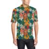 Amaryllis Pattern Print Design Al06 Men Polo Shirt