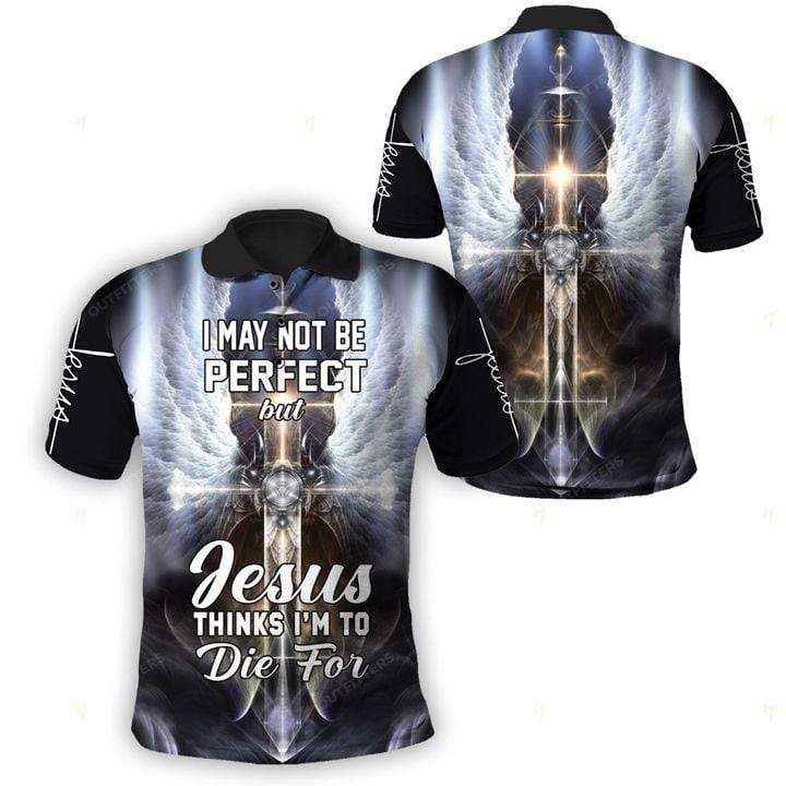 Amazing Christian Jesus - Jesus Think I'M To Die For Polo Shirt Amazing Christian Jesus - Jesus Think I'M To Die For Polo Shirt