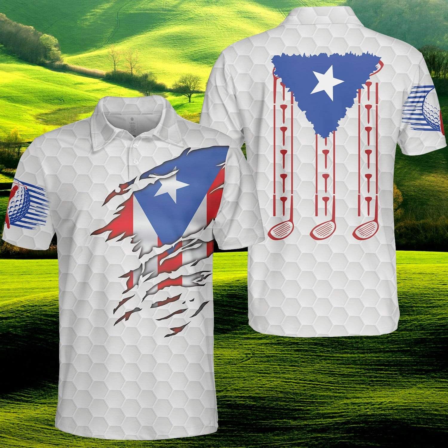 Amazing Crack Puerto Rico Golf Player Polo Shirt Amazing Crack Puerto Rico Golf Player Polo Shirt