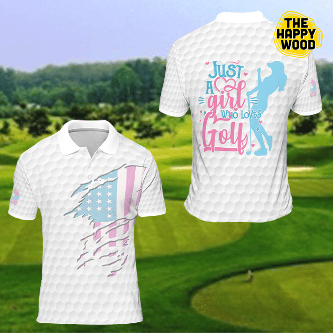 America Golf Girl Polo Shirt America Golf Girl Polo Shirt