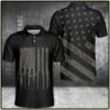 American Flag We The People U.S Flag Polo Shirt