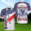 American Golf Skull Unisex Polo Shirt For Golfer #H