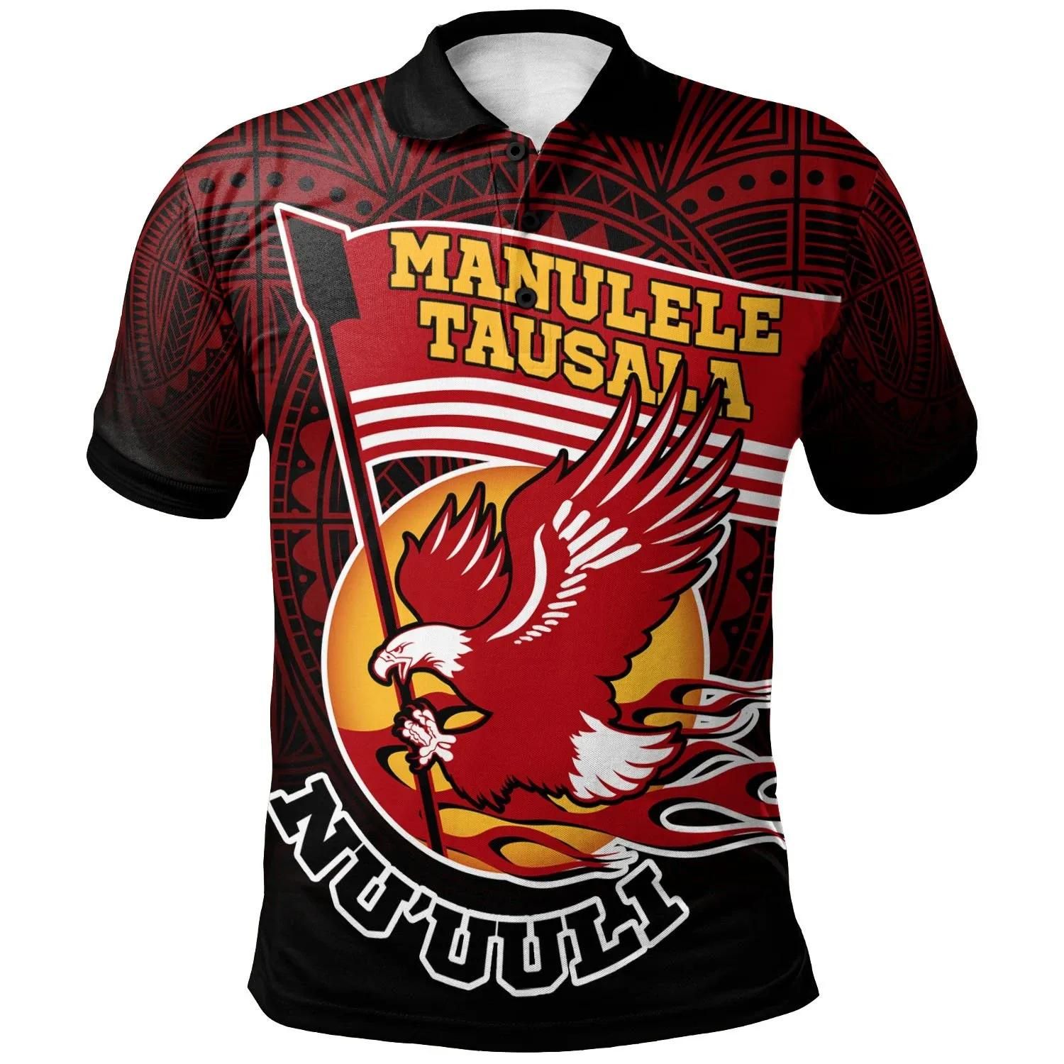 American Samoa Custom Personalised Polo Shirts - Manulele Tausala Nuuuli (Ver 2) - BN26 American Samoa Custom Personalised Polo Shirts - Manulele Tausala Nuuuli (Ver 2) - BN26