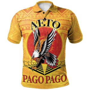 American Samoa Custom Personalised Polo Shirts - Pago Pago Aeto (Ver 2) - BN26
