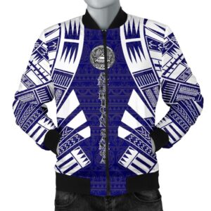 American Samoa Men Bomber Jackets - Polynesian Tattoo Flag - BN0110 Bomber Jacket