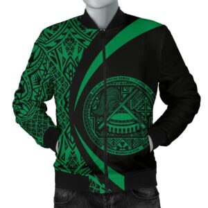 American Samoa Men's Bomber Jacket - Circle Style 04 J4 Bomber Jacket