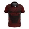 American Samoa Polo Shirt - Polynesian Chief Red Version - BN10