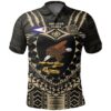 American Samoa Tattoo Rugby Polo Shirt - Tan K5