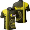 American Samoa Yellow Polo Shirt- Boba Style - AH - J14