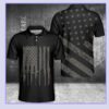 American flag we the people polo shirt