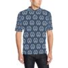 Anchor Pattern Print Design 04 Men Polo Shirt