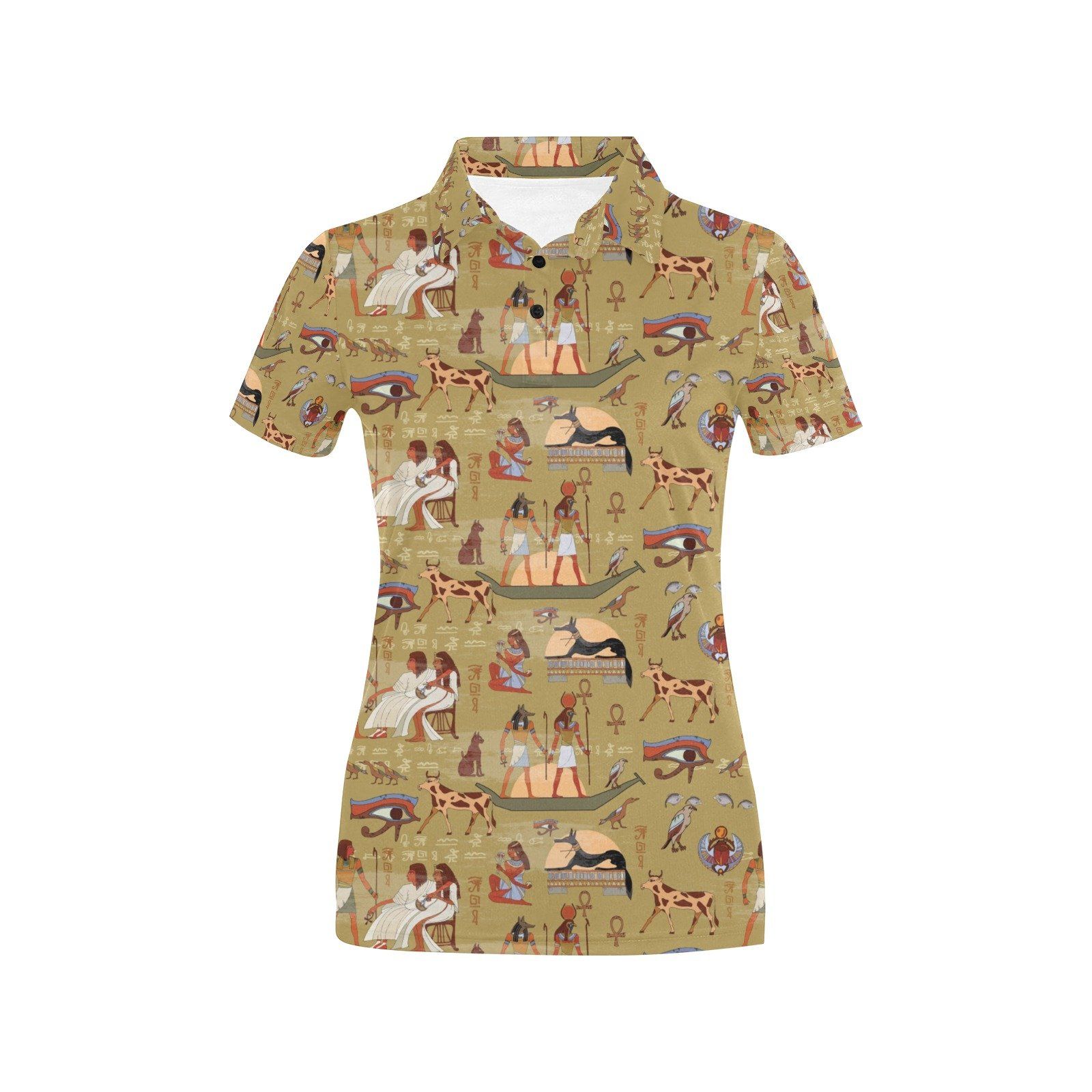 Ancient Greek Classic Pattern Design Lks305 Women'S Polo Shirt Ancient Greek Classic Pattern Design Lks305 Women'S Polo Shirt