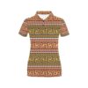 Ancient Greek Pattern Print Design Lks302 Women'S Polo Shirt