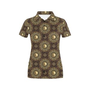 Ancient Greek Print Design Lks3012 Women'S Polo Shirt