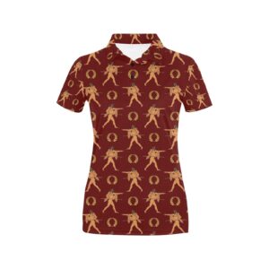 Ancient Greek Print Design Lks307 Women'S Polo Shirt