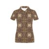 Ancient Greek Symbol Print Design Lks309 Women'S Polo Shirt