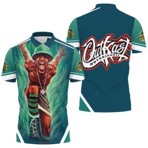 Andre 3000 Outkast Green Polo Shirt