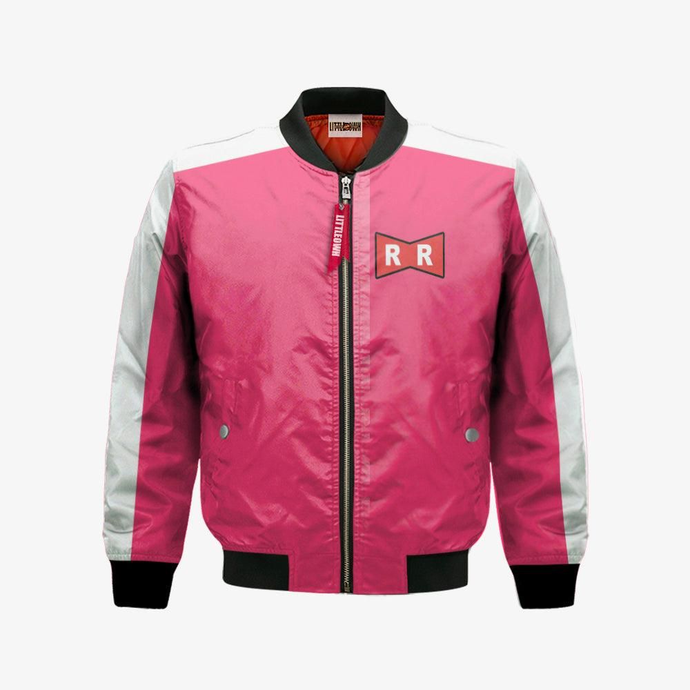 Android 18 Bomber Jacket Custom Dragon Ball Z Cosplay Costumes Bomber Jacket Android 18 Bomber Jacket Custom Dragon Ball Z Cosplay Costumes Bomber Jacket