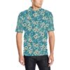 Anemone Pattern Print Design 01 Men Polo Shirt