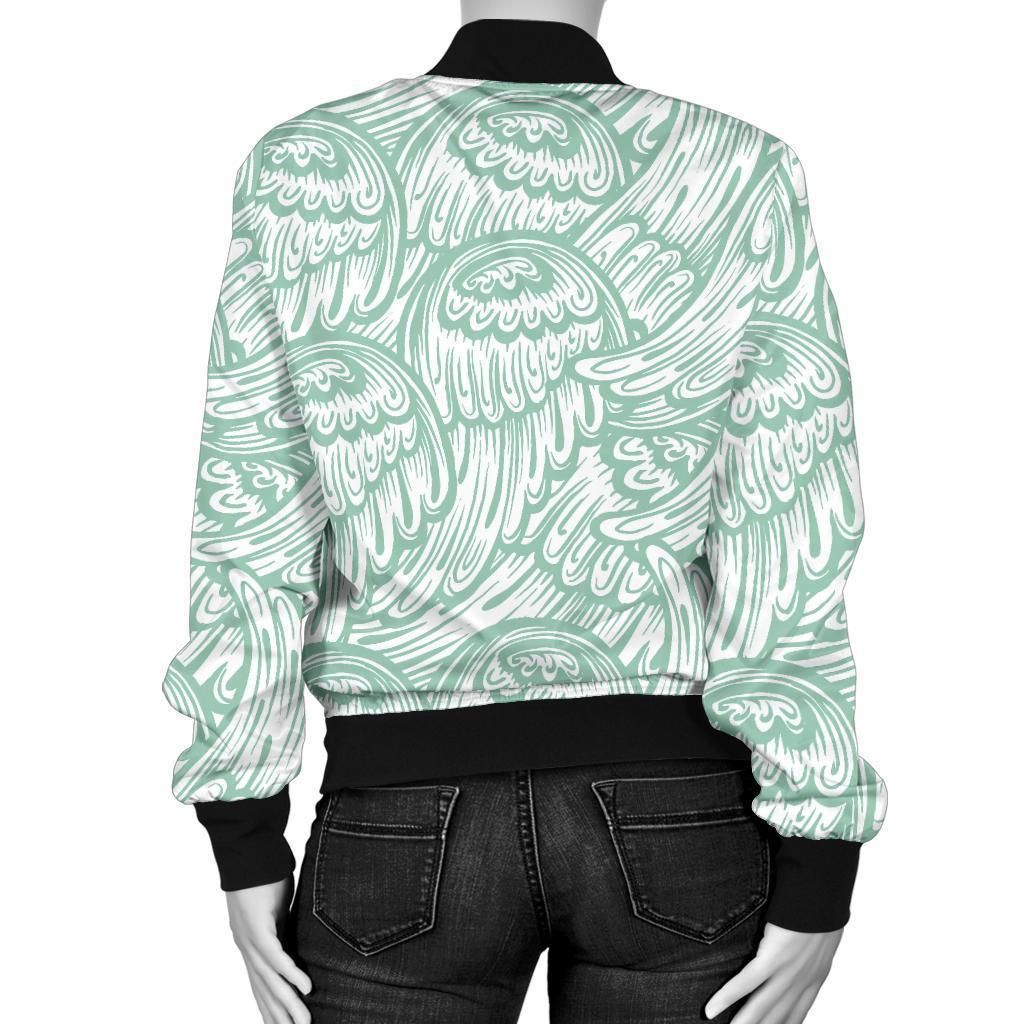 Angel-Wing-Pattern-Print-Women-Casual-Bomber-Jacket-2