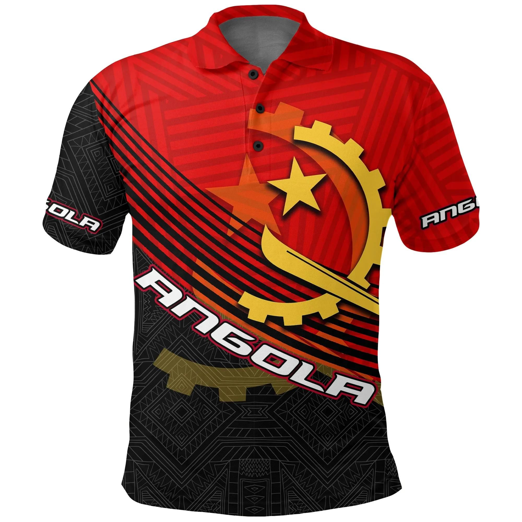 Angola Polo Shirt - Coat of Arms New Release A25 Angola Polo Shirt - Coat of Arms New Release A25