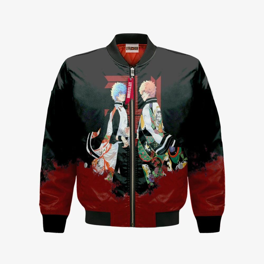 Angry x Smiley Bomber Jacket Tokyo Revengers Cosplay Costumes Bomber Jacket Angry x Smiley Bomber Jacket Tokyo Revengers Cosplay Costumes Bomber Jacket