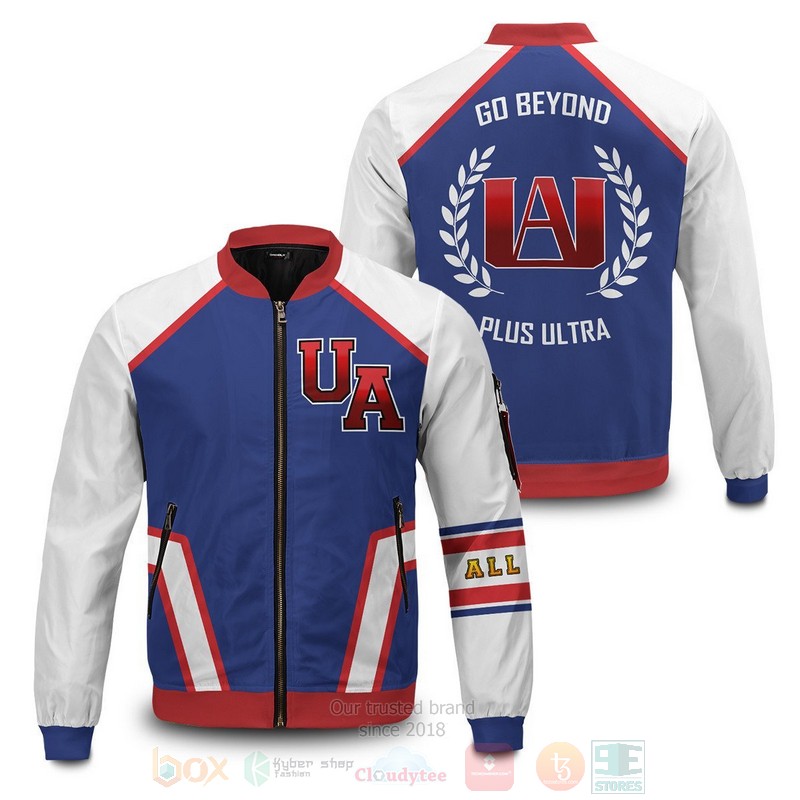 Anime All Might Plus Bomber Jacket Anime All Might Plus Bomber Jacket