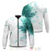 Anime Aoba Johsai Green Leaf Bomber Jacket