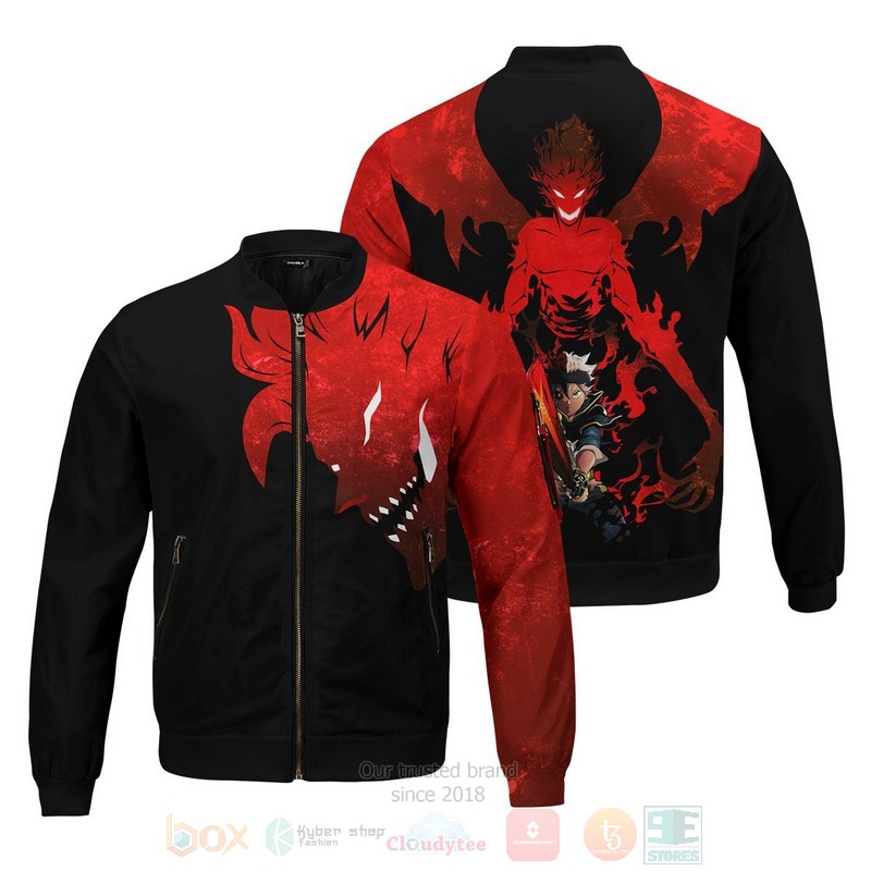 Anime Asta Demon Bomber Jacket Anime Asta Demon Bomber Jacket