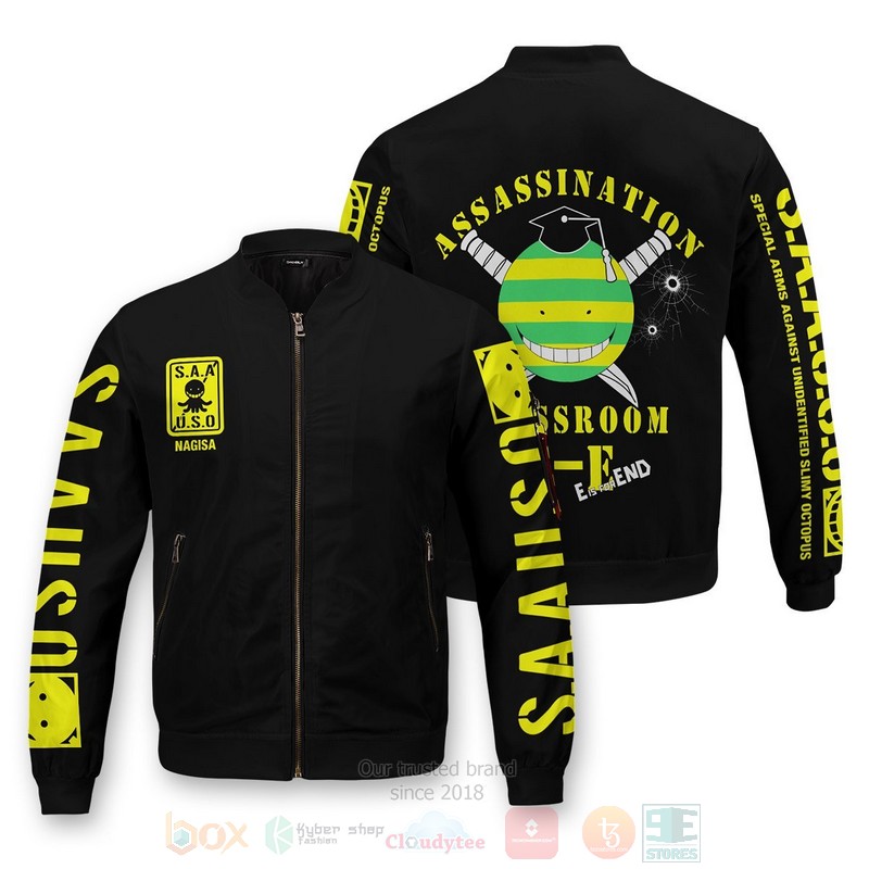 Anime Class 3 E Personalized Bomber Jacket Anime Class 3 E Personalized Bomber Jacket