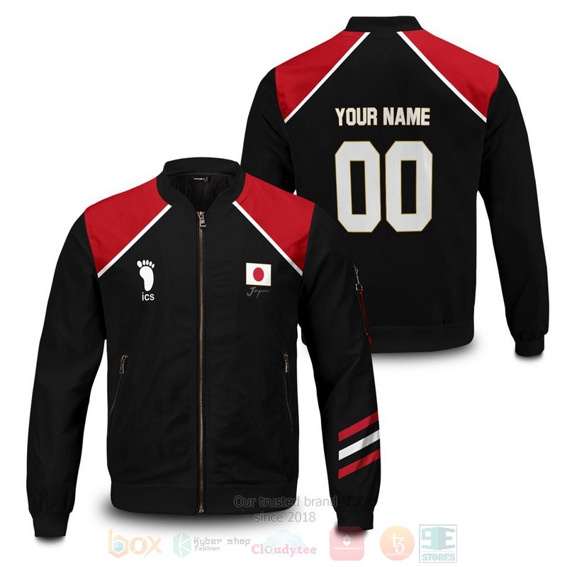 Anime Haikyuu National Team Libero Personalized Bomber Jacket Anime Haikyuu National Team Libero Personalized Bomber Jacket