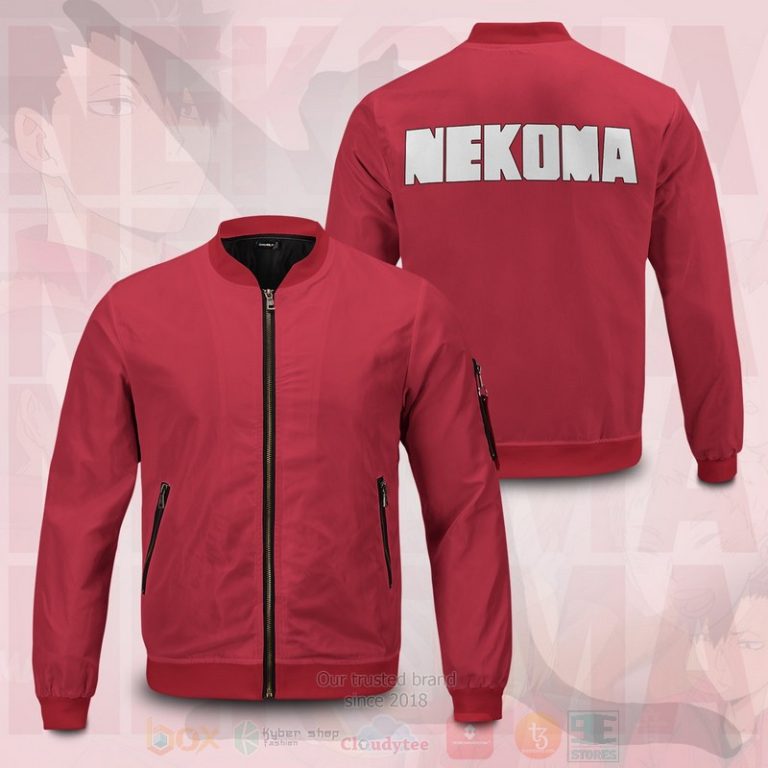 Anime-Haikyuu-Nekoma-High-Bomber-Jacket-1