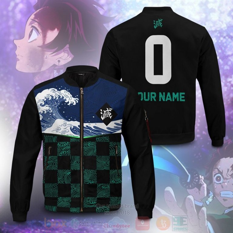 Anime-Kamado-Tanjiro-Personalized-Bomber-Jacket-1
