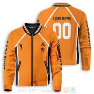 Anime Karasuno Libero Personalized Bomber Jacket