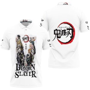 Anime Kimetsu No Yaiba Hashira And Kisatsutai Polo Shirt Hoodie 3D Sweater