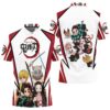 Anime Kimetsu No Yaiba Tanjiro And Friends Polo Shirt