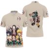 Anime Kimetsu No Yaiba Tanjiro And Nezuko And Inosuke Polo Shirt