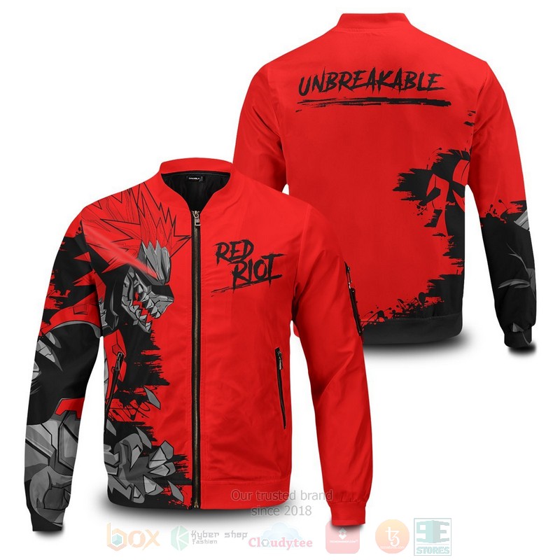 Anime My Hero Academia Hero Kirishima Bomber Jacket Anime My Hero Academia Hero Kirishima Bomber Jacket